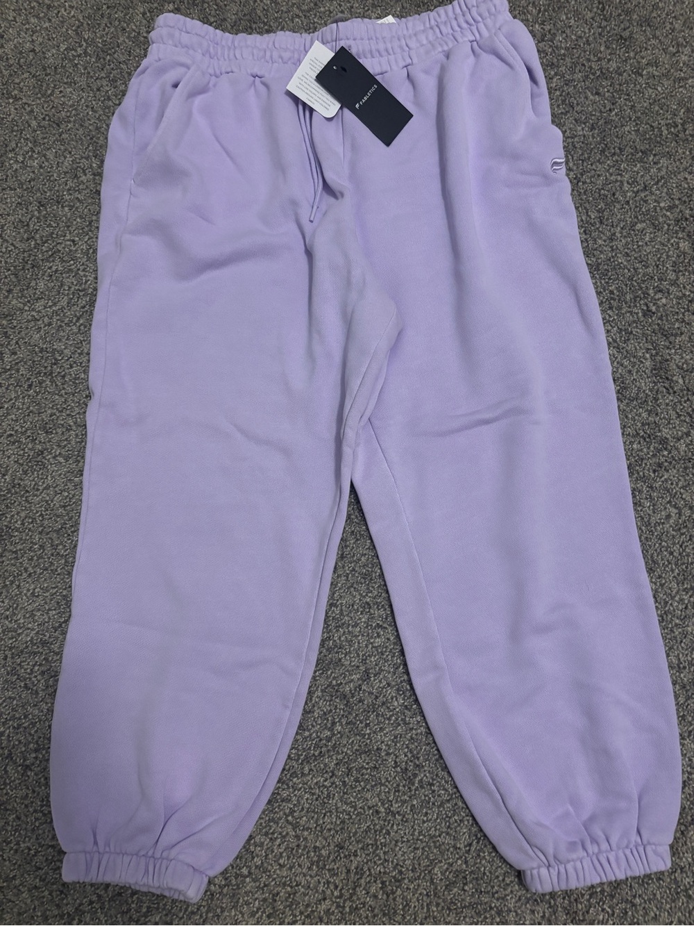 Fabletics Womens Lavender Cozy Jogger Sweatpants